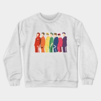 KPOP Boys Sweatshirt – Unisex Casual Concert Pullover for Men & Women with Letter Print