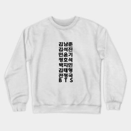 KPOP Boys Sweatshirt – Unisex Casual Concert Pullover for Men & Women with Letter Print