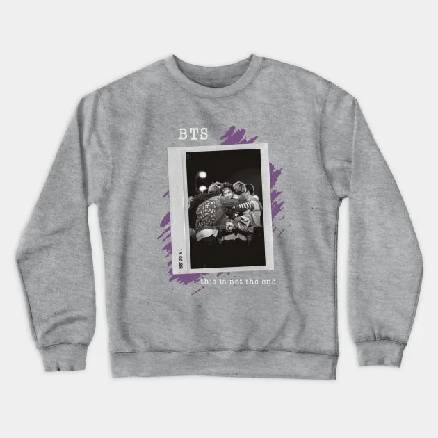KPOP Boys Sweatshirt – Unisex Casual Concert Pullover for Men & Women with Letter Print