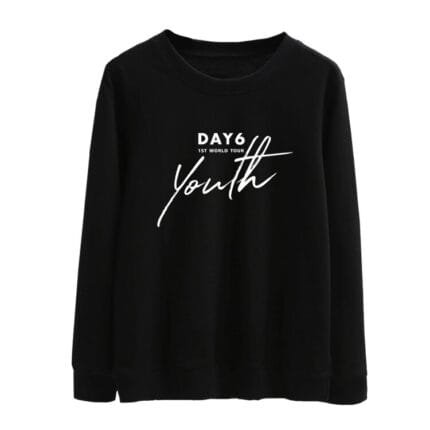 KPOP Boys Sweatshirt – Unisex Casual Concert Pullover for Men & Women with Letter Prin