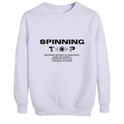 KPOP Boys Sweatshirt – Unisex Casual Concert Pullover for Men & Women with Letter Print