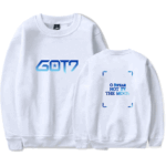 KPOP Boys Sweatshirt – Unisex Casual Concert Pullover for Men & Women with Letter Print