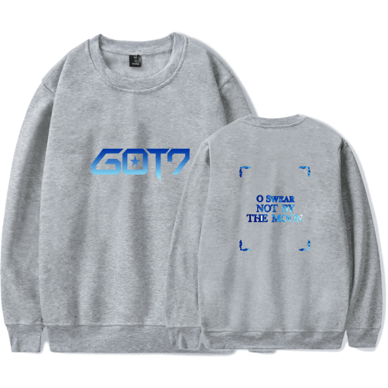 KPOP Boys Sweatshirt – Unisex Casual Concert Pullover for Men & Women with Letter Print
