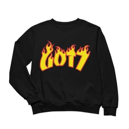 KPOP Boys Sweatshirt – Unisex Casual Concert Pullover for Men & Women with Letter Print