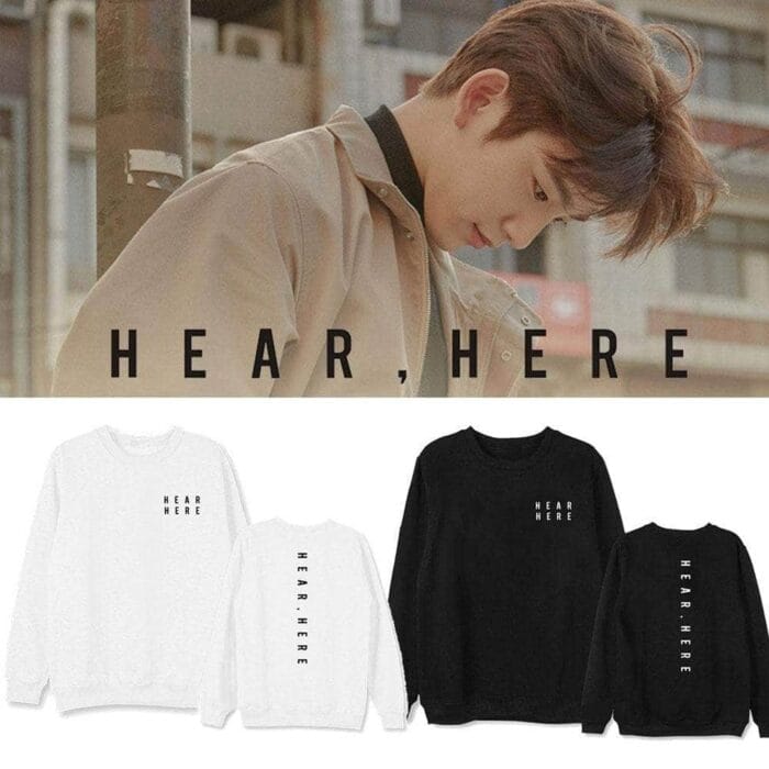 KPOP Boys Sweatshirt – Unisex Casual Concert Pullover for Men & Women with Letter Print