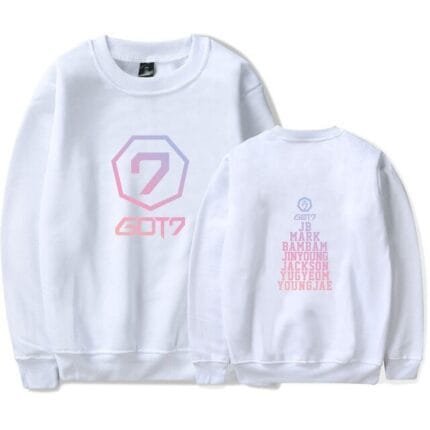 KPOP Boys Sweatshirt – Unisex Casual Concert Pullover for Men & Women with Letter Print