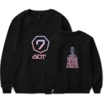 KPOP Boys Sweatshirt – Unisex Casual Concert Pullover for Men & Women with Letter Print