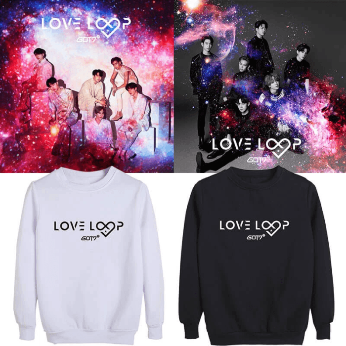 KPOP Boys Sweatshirt – Unisex Casual Concert Pullover for Men & Women with Letter Print
