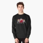 KPOP Boys Sweatshirt – Unisex Casual Concert Pullover for Men & Women with Letter Print