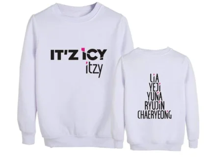 KPOP Boys Sweatshirt – Unisex Casual Concert Pullover for Men & Women with Letter Print