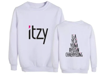 KPOP Boys Sweatshirt – Unisex Casual Concert Pullover for Men & Women with Letter Print