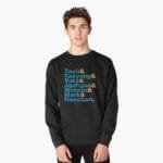 KPOP Boys Sweatshirt – Unisex Casual Concert Pullover for Men & Women with Letter Print