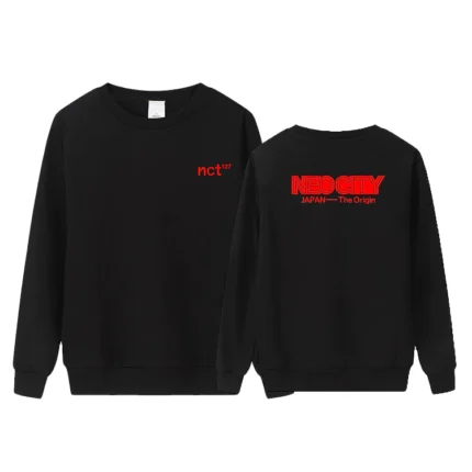 KPOP Boys Sweatshirt – Unisex Casual Concert Pullover for Men & Women with Letter Print