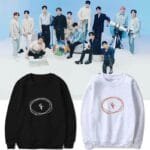 KPOP Boys Sweatshirt – Unisex Casual Concert Pullover for Men & Women with Letter Print