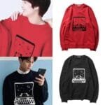 KPOP Boys Sweatshirt – Unisex Casual Concert Pullover for Men & Women with Letter Print