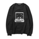 KPOP Boys Sweatshirt – Unisex Casual Concert Pullover for Men & Women with Letter Print