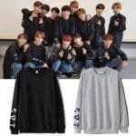 KPOP Boys Sweatshirt – Unisex Casual Concert Pullover for Men & Women with Letter Print