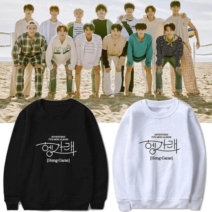 KPOP Boys Sweatshirt – Unisex Casual Concert Pullover for Men & Women with Letter Print