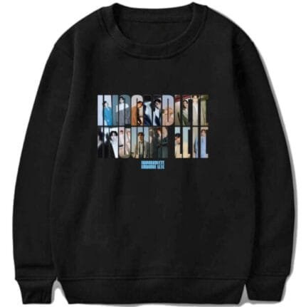 KPOP Boys Sweatshirt – Unisex Casual Concert Pullover for Men & Women with Letter Print