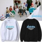 KPOP Boys Sweatshirt – Unisex Casual Concert Pullover for Men & Women with Letter Print