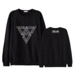 KPOP Boys Sweatshirt – Unisex Casual Concert Pullover for Men & Women with Letter Print