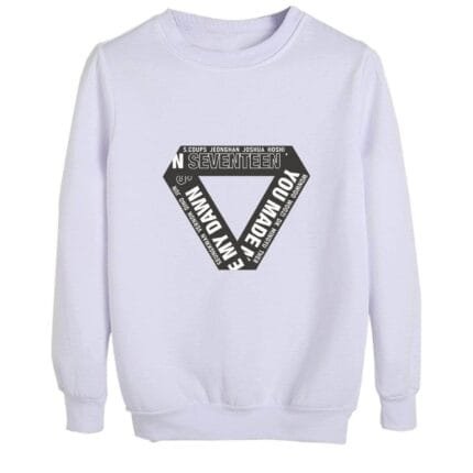 KPOP Boys Sweatshirt – Unisex Casual Concert Pullover for Men & Women with Letter Print