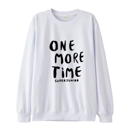 KPOP Boys Sweatshirt – Unisex Casual Concert Pullover for Men & Women with Letter Print