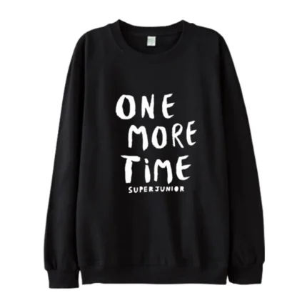 KPOP Boys Sweatshirt – Unisex Casual Concert Pullover for Men & Women with Letter Print
