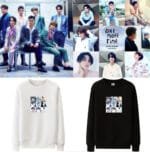 KPOP Boys Sweatshirt – Unisex Casual Concert Pullover for Men & Women with Letter Print