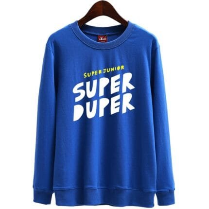 KPOP Boys Sweatshirt – Unisex Casual Concert Pullover for Men & Women with Letter Print