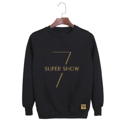 KPOP Boys Sweatshirt – Unisex Casual Concert Pullover for Men & Women with Letter Print