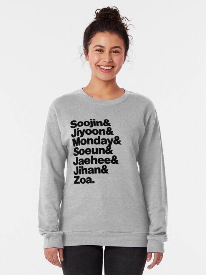 KPOP Boys Sweatshirt – Unisex Casual Concert Pullover for Men & Women with Letter Print