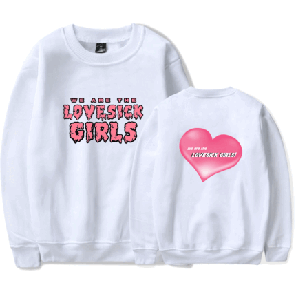 KPOP Boys Sweatshirt – Unisex Casual Concert Pullover for Men & Women with Letter Print