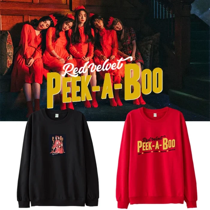 KPOP Boys Sweatshirt – Unisex Casual Concert Pullover for Men & Women with Letter Print