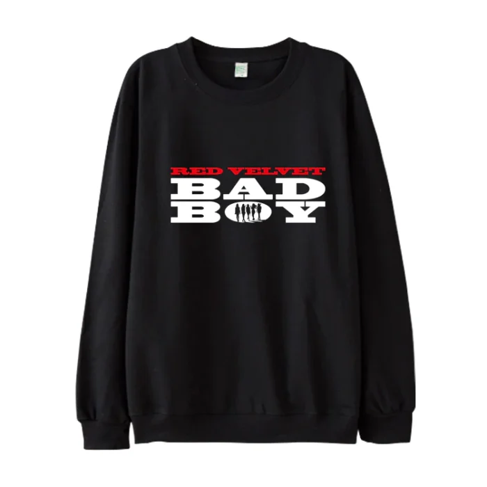 KPOP Boys Sweatshirt – Unisex Casual Concert Pullover for Men & Women with Letter Print