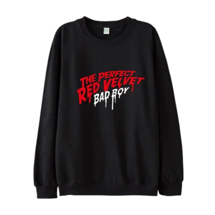 KPOP Boys Sweatshirt – Unisex Casual Concert Pullover for Men & Women with Letter Print
