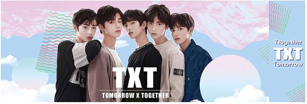 TXT Official Apparel UAE | Kpop Merch Official TXT T-shirt featuring all members - Limited UAE Edition