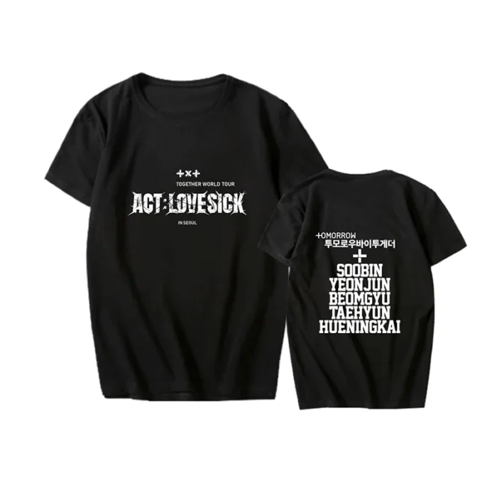 Kpop-Boys-T-Shirt-Men-Women-Concert-Letters-Tee-Casual