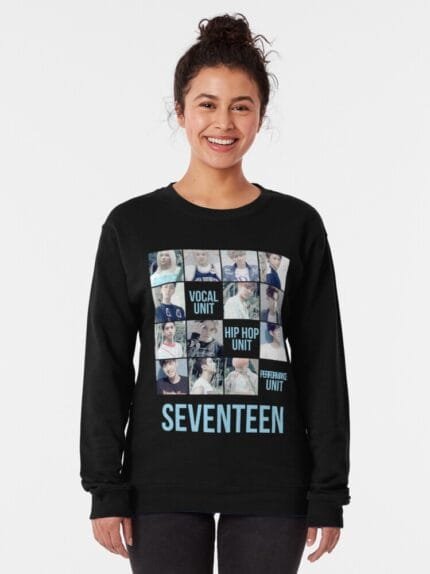 KPOP Boys Sweatshirt – Unisex Casual Concert Pullover for Men & Women with Letter Print