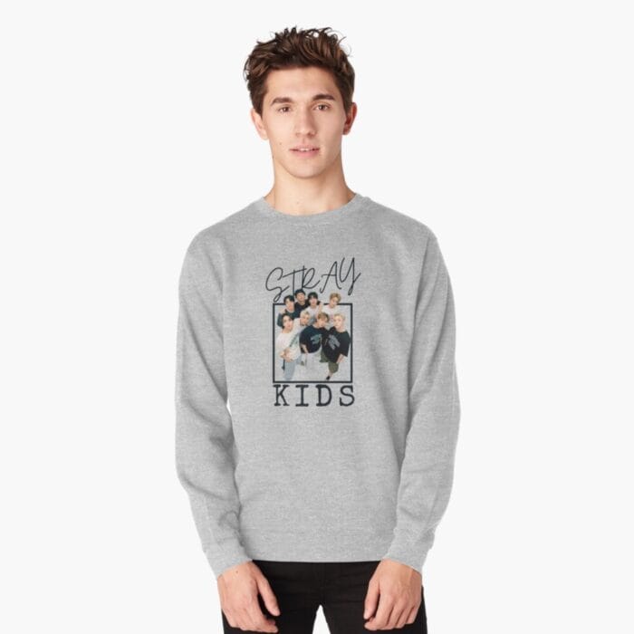 KPOP Boys Sweatshirt – Unisex Casual Concert Pullover for Men & Women with Letter Print