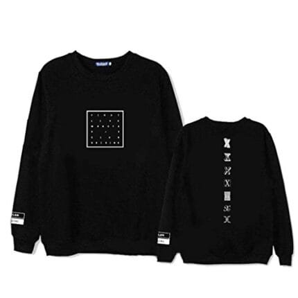 KPOP Boys Sweatshirt – Unisex Casual Concert Pullover for Men & Women with Letter Print