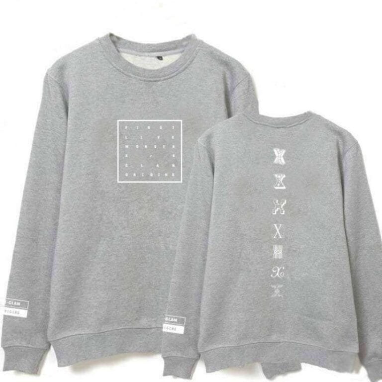 KPOP Boys Sweatshirt – Unisex Casual Concert Pullover for Men & Women with Letter Print