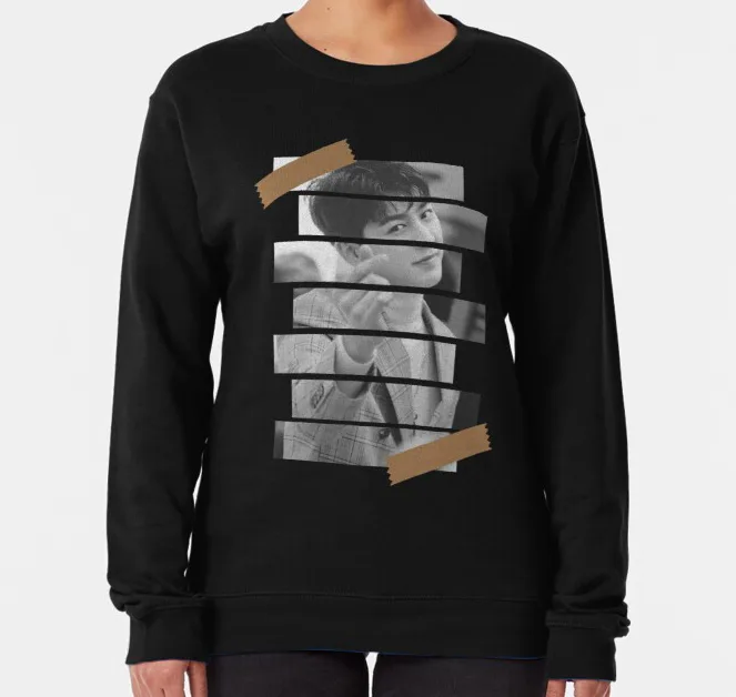 KPOP Boys Sweatshirt – Unisex Casual Concert Pullover for Men & Women with Letter Print