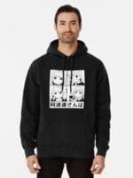 ANIME Boys hoodie – Unisex Casual Concert Pullover for Men & Women with Letter Print