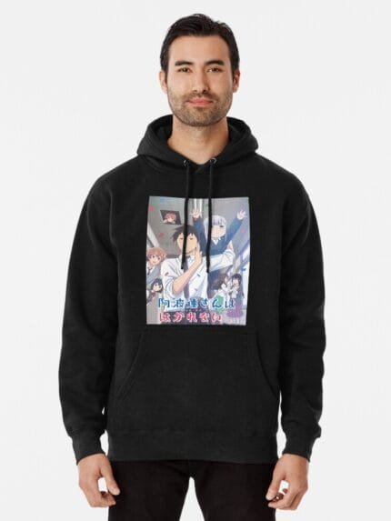 ANIME Boys hoodie – Unisex Casual Concert Pullover for Men & Women with Letter Print