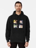 ANIME Boys hoodie – Unisex Casual Concert Pullover for Men & Women with Letter Print