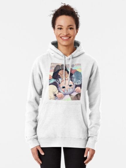 ANIME Boys hoodie – Unisex Casual Concert Pullover for Men & Women with Letter Print