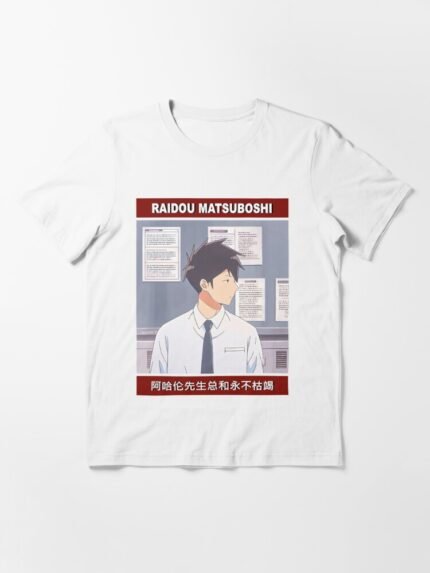 ANIME Boys tshirts – Unisex Casual Concert Pullover for Men & Women with Letter Print