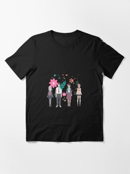 ANIME Boys tshirts – Unisex Casual Concert Pullover for Men & Women with Letter Print