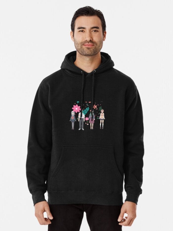 ANIME Boys hoodie – Unisex Casual Concert Pullover for Men & Women with Letter Print